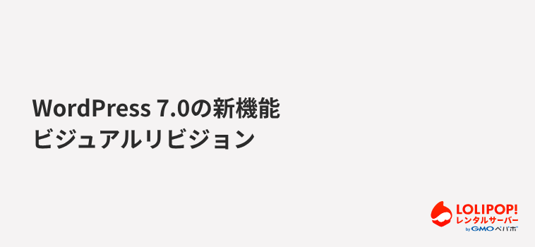 ビジュアルリビジョン
