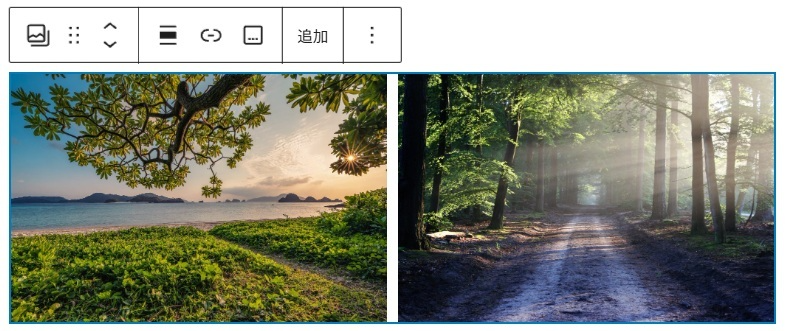 wordpress ブロックエディタ 使い方　画像を複数選択